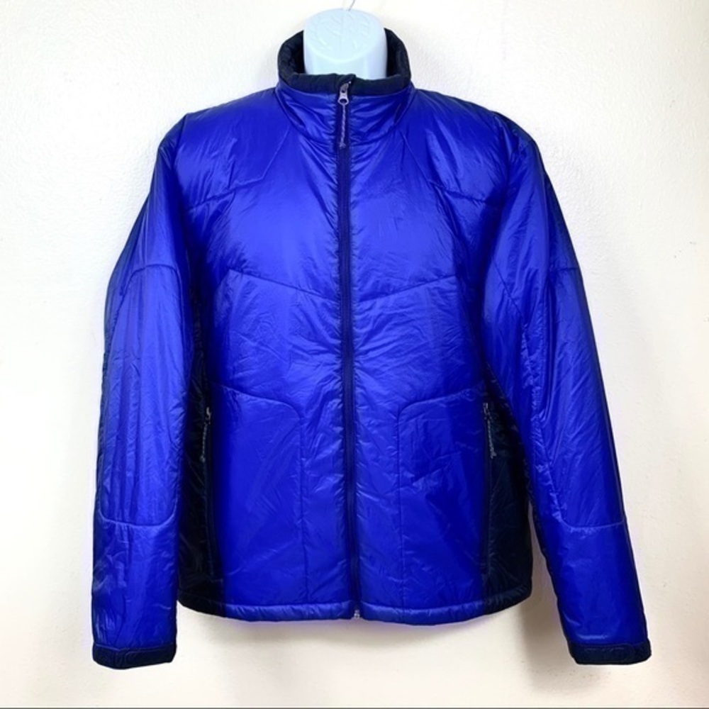 Tri Mountain Men’s  Bomber Jacket Blue Zipper Sz L